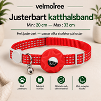 Smart halsband för katter – Velmoiree™ Röd